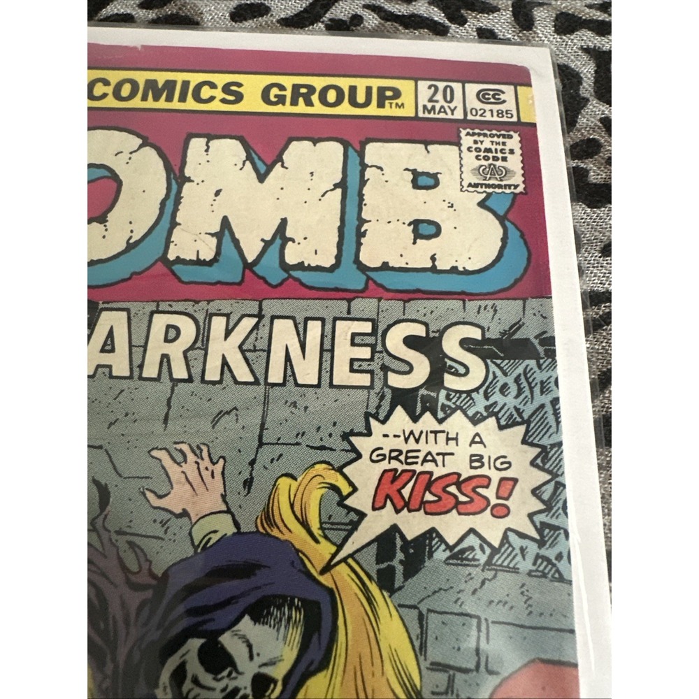 VTG- Tomb of Darkness #20 May 1974 Marvel Bronze Age "The Kiss of Death!" - Picture 10 of 13